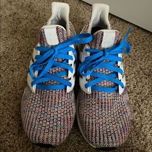 Adidas multicolor Ultraboost size 10.